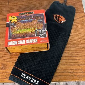 Oregon State Beavers 500 piece Puzzle & Golf Towel